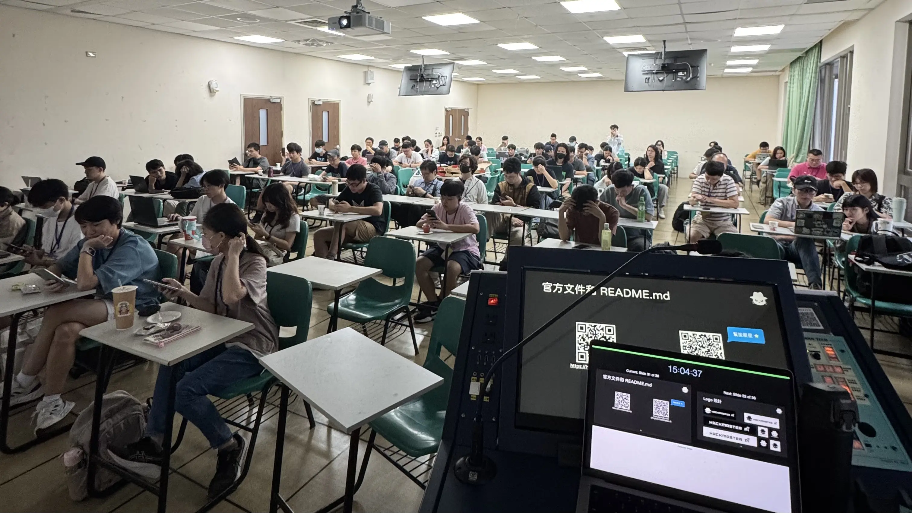 好多會眾的大教室